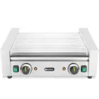 Podgrzewacz grill rolkowy do parówek hot-dogów dwustrefowy 14 rolek 45 cm 1230 W Foto 1