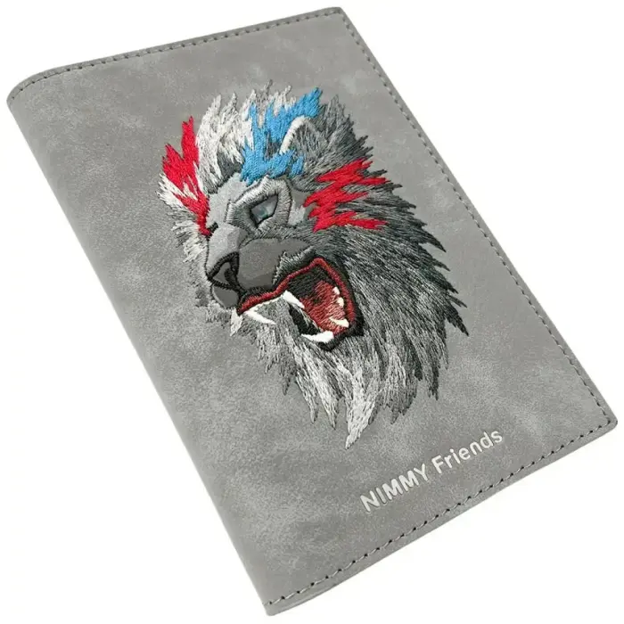 Passport case Nimmy wallet Raptor    Lion grey Фото num