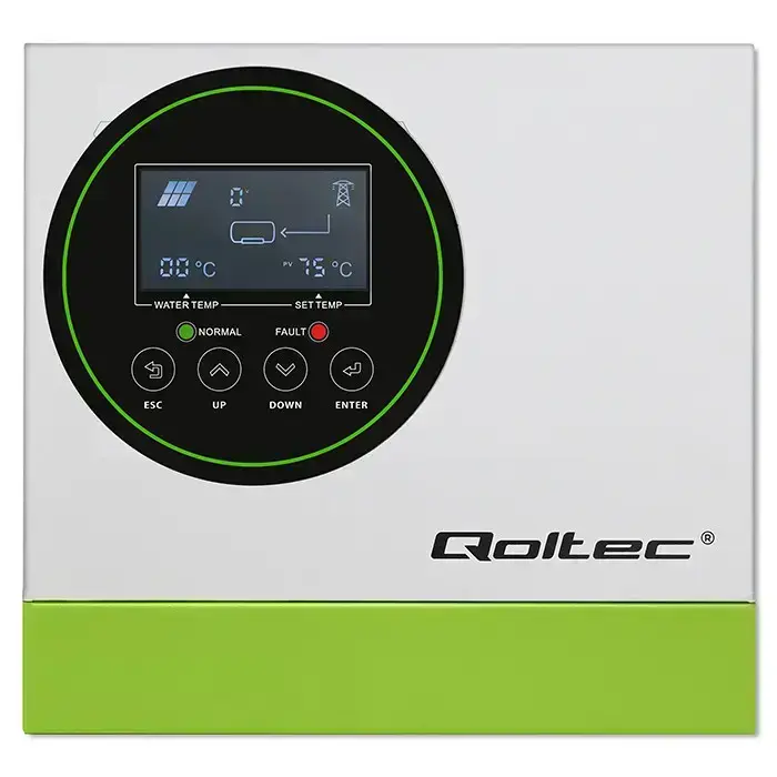 Qoltec Solar Inverter for water heating ECO Solar Boost | MPPT | BYPASS | LCD | 4kW Foto 2