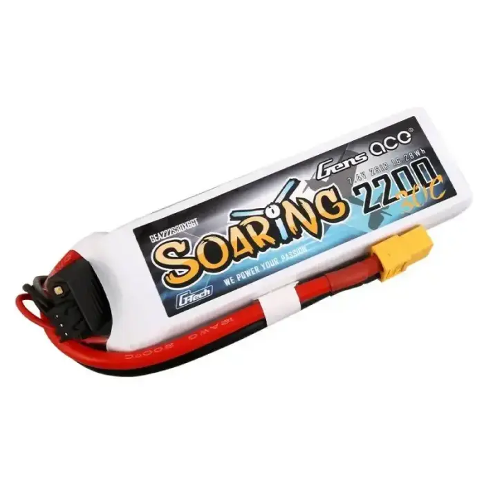 Gens Ace G-Tech Soaring 2200mAh 7.4V 30C 2S1P XT60 Battery Foto 3