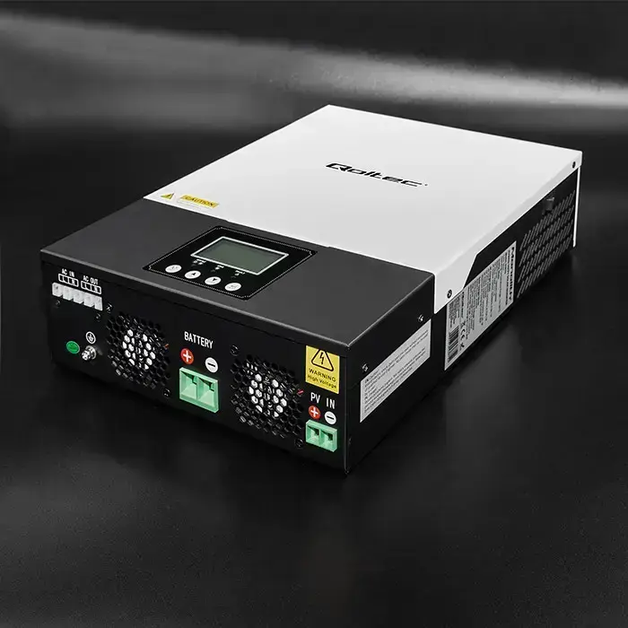 Qoltec Hybrid Solar Inverter Off-Grid 3kVA | 2.4kW | 80A | MPPT | AGM GEL | Sinus Photo