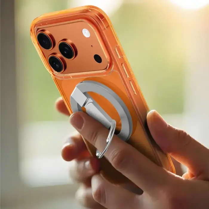AmazingThing Minimal Mag Case for iPhone 17 Pro Max Compatible with MagSafe - Orange Foto 8