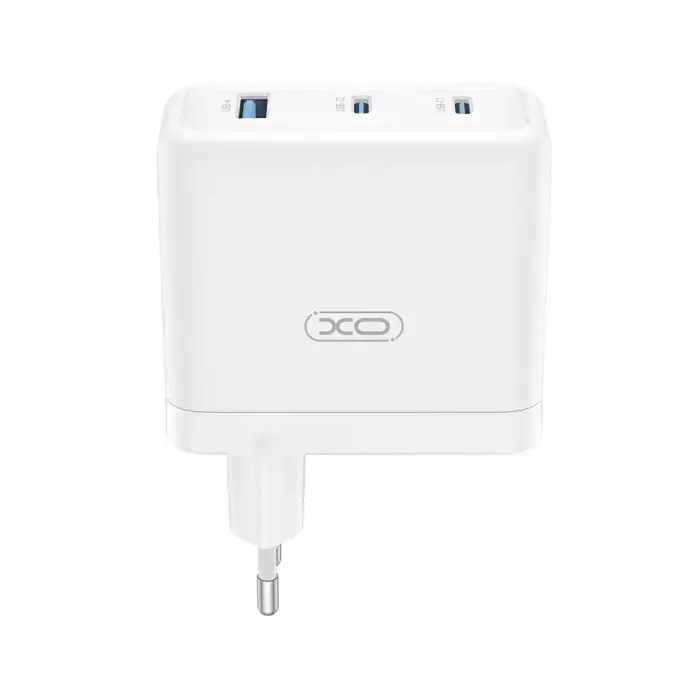 XO wall charger CE35 PD 100W 2x USB-C 1x USB white Photo