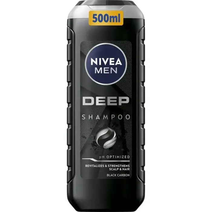 NIVEA, Shampoo, Revitalisierendes Shampoo Für Fettiges Haar Und Kopfhaut Herren (Deep Shampoo) Inhalt: 500 Ml (500ml, Shampoo Liquido) Фото num