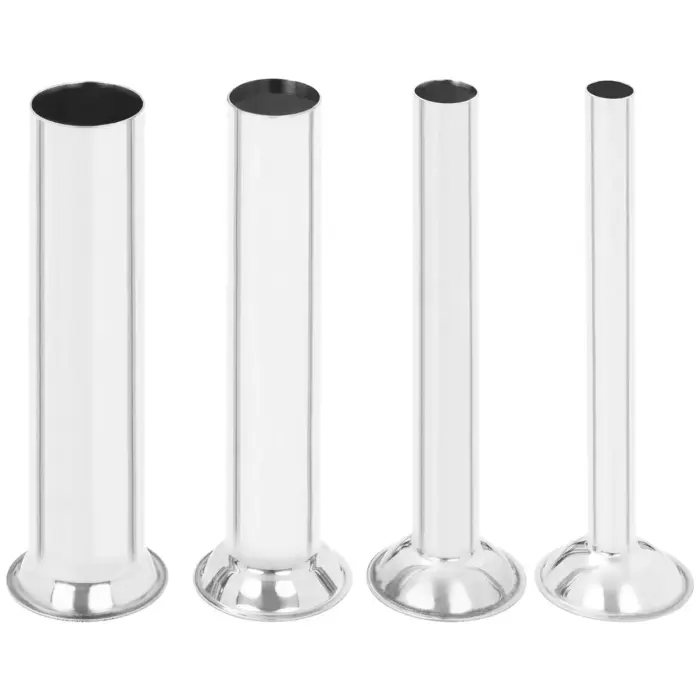 Nadziewarka napełniacz szpryca do kiełbas pionowa ręczna ze stali nierdzewnej 3 l + 4 lejki Foto 6