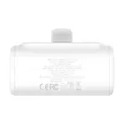 Baseus Compact IP external battery (powerbank) | 5000 mAh | 20W | USB-C, Lightning | white Photo