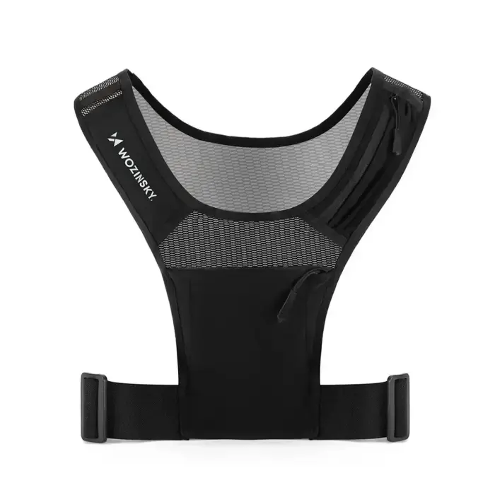 Wozinsky WKDB1 Reflective Running Vest - Black Photo