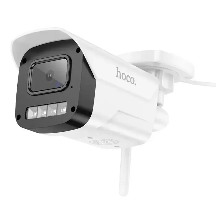 Outdoor camera Hoco gun-type 3MP Full HD Wi-Fi D4 white Фото num