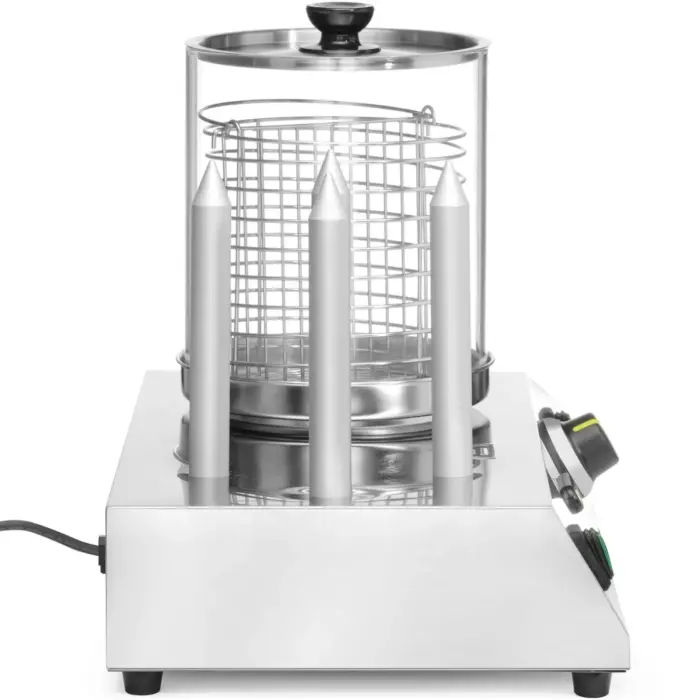 Podgrzewacz do hot-dogów bułek parówek 4 szpikulce 550 W Foto 3