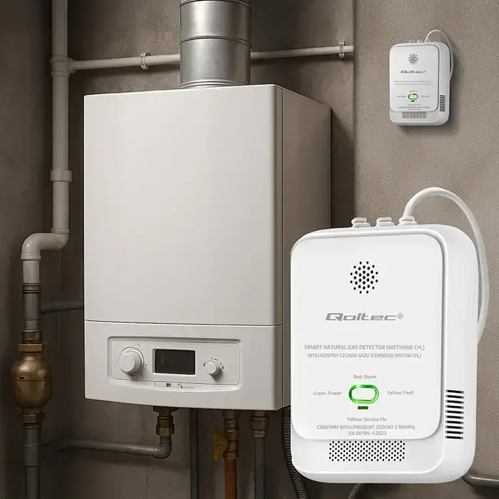 Qoltec  Certified natural gas leak sensor | CH4 detector | NG | 85dB alarm | LED Фото num