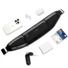 Tech-Protect M3 Universal Sport Waist Bag - Black Photo