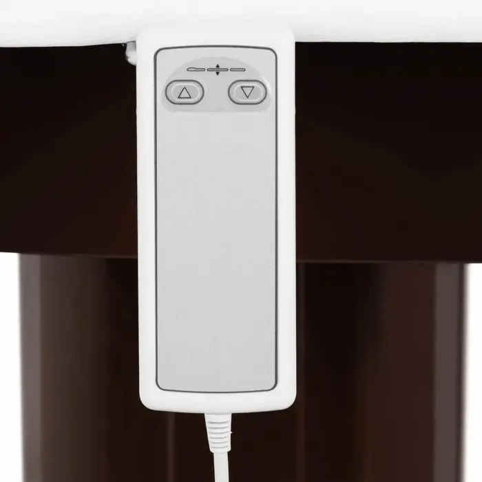 Łóżko stół leżanka kosmetyczna do masażu elektryczna 200 kg PESCARA - biała Foto 3