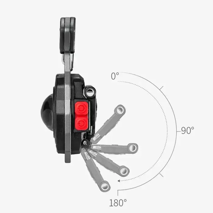 Mini flashlight LED keychain W5147 Type C with 2 screwdriver bits orange Photo