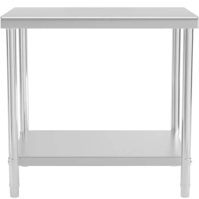 Stół blat roboczy stalowy nierdzewny z półką 90x60cm Фото num