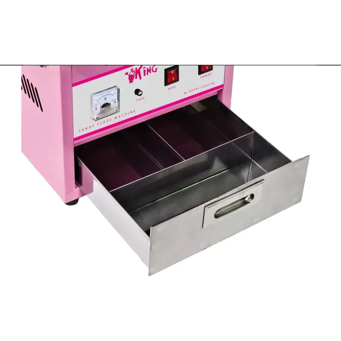 Maszyna do waty cukrowej z pokrywą ochronną 52cm Foto 6