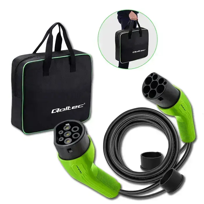 Qoltec EV Cable Type 2 for car charging | 400V | 11kW | 16A | 5m Foto 3
