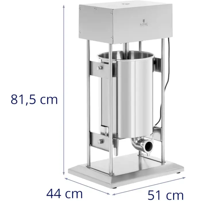Nadziewarka do kiełbas elektryczna pionowa 4 lejki 20 l 300 W Photo