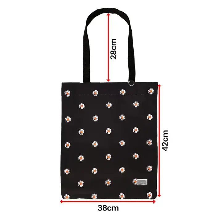 Shopping bag Wonder pattern 3 black Foto 6