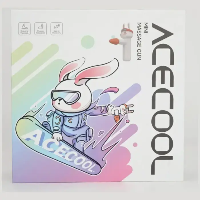 Mini massage gun 4smarts ACECOOL Rabbit white Фото num