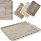 Taca do serwowania laminowana jasne drewno 430 x 330 mm - Hendi 508862 Foto 1