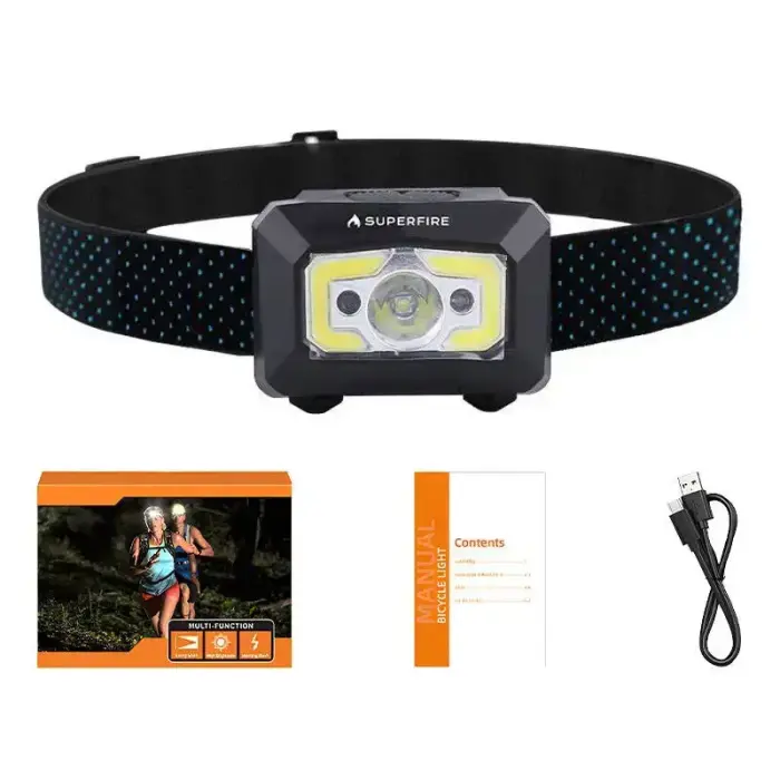 Superfire X30 headlamp, 340 lm, USB, 5 modes, 130 m Foto 4
