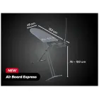 Gludināmais dēlis Air Board Express M Black 120x38cm Foto 3