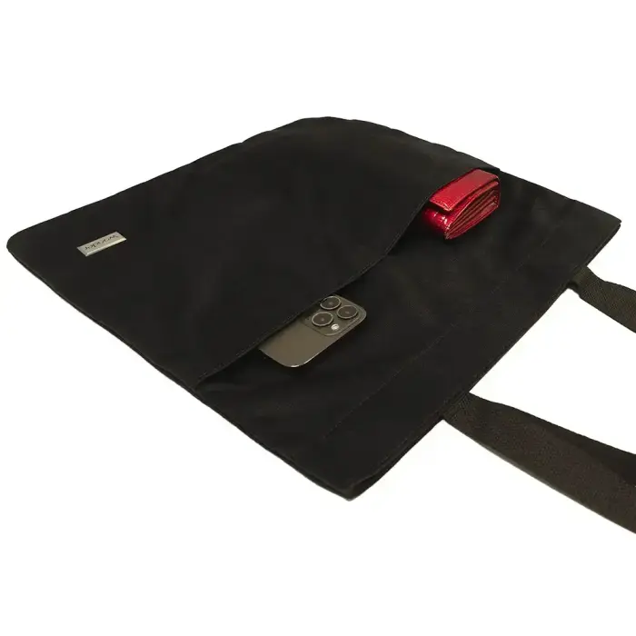 Shopping bag Wonder pattern 4 black Foto 4