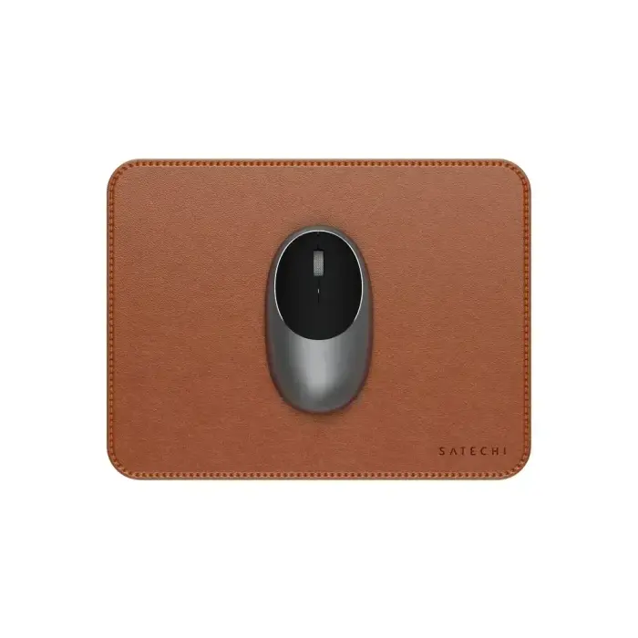 SATECHI vegan leather mouse pad ST-LMPN brown Фото num