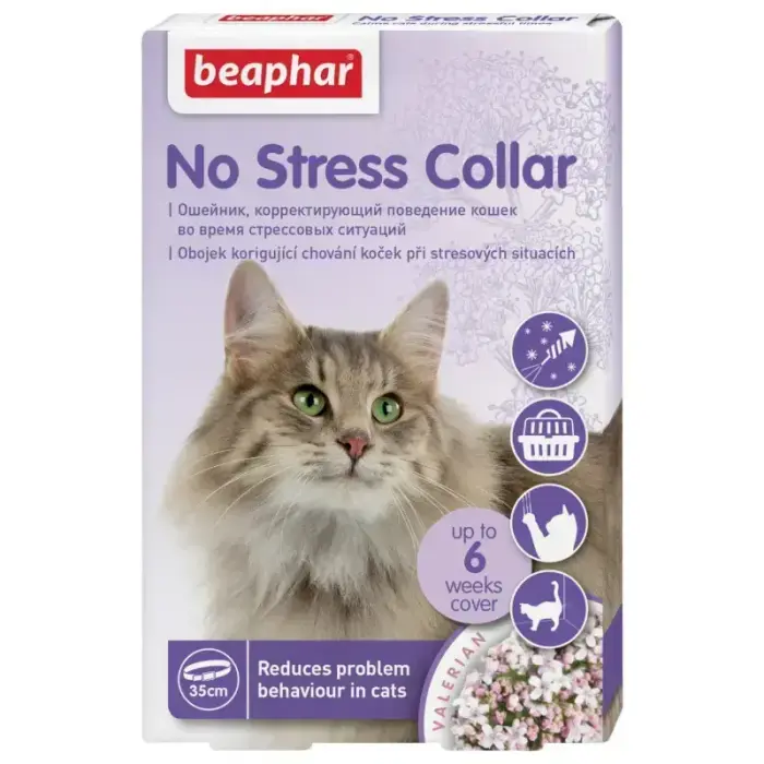 Nomierinošs l­īdzeklis kaķiem : Beaphar No stress Cat Collar 35cm Foto 4