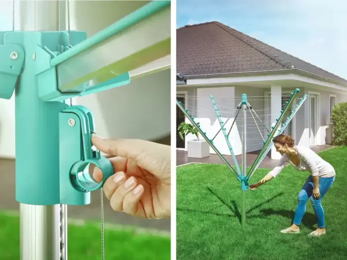 LEIFHEIT Veļas žāvētājs rotējošs Linomatic 400 Easy Foto 4