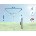 LEIFHEIT Veļas žāvētājs rotējošs LinoLift 600 QuickStart 2020 Foto 3