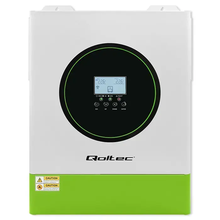 Qoltec Hybrid Solar Inverter Off-Grid 11000W | 160A | 48V| MPPT | BMS | AGM GEL LiFePO4 | Sinus | Wi-Fi option | Power factor 1.0  Foto 10