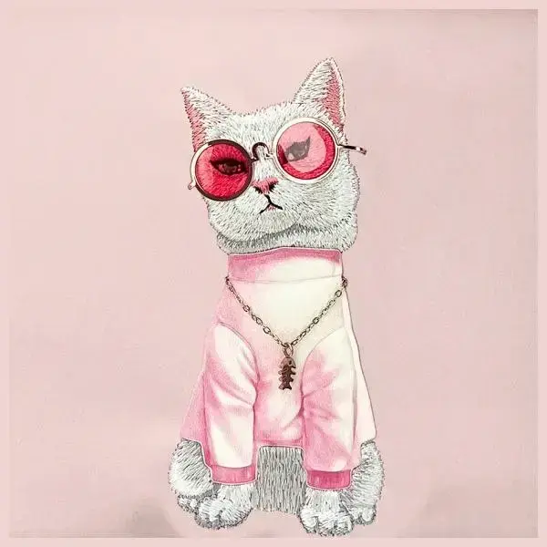 Nimmy Nerka na ramię różowy|pink          Crossbody Glasses Cool Cat Foto 3