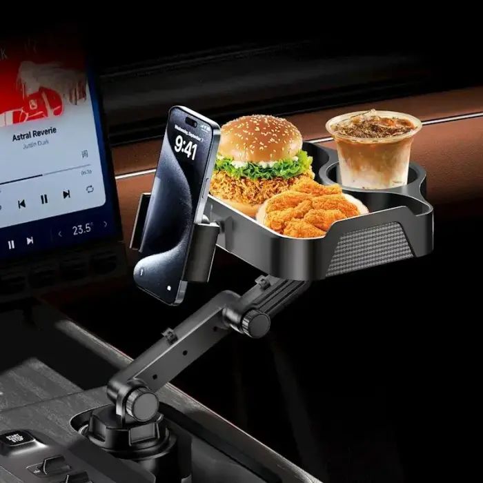 Car table with phone holder CP2008 black Photo