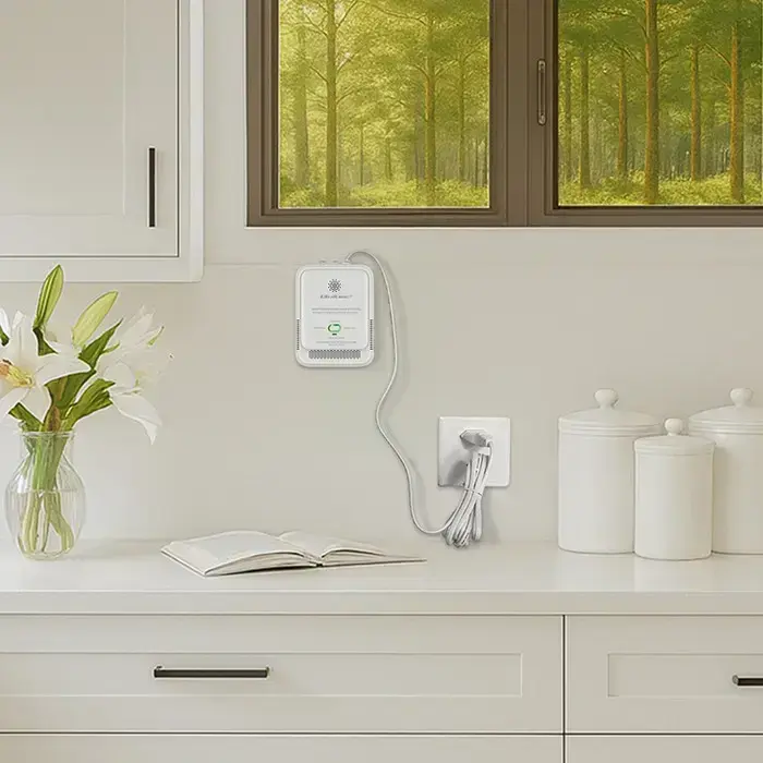 Qoltec Certified Propane-Butane Gas Leak Sensor | LPG detector | 85dB alarm | LED Фото num