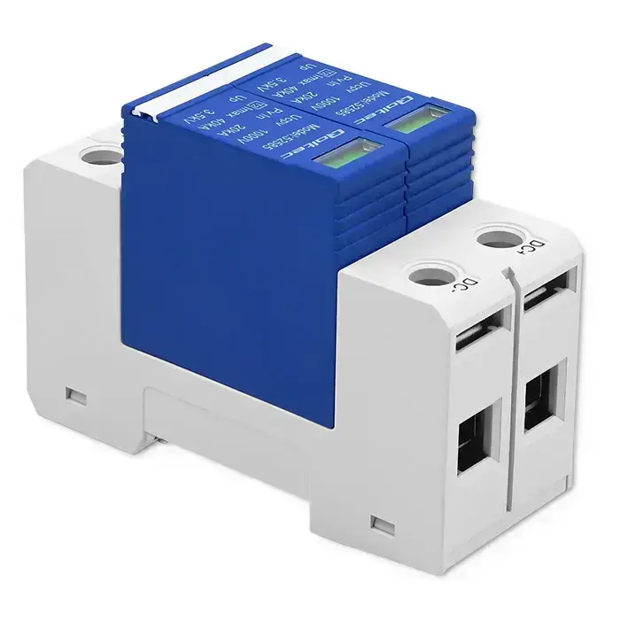 Qoltec DC surge protector arrester| 2P | 1000V | T2 | C Foto 6