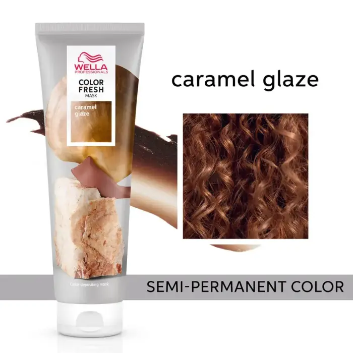 Coloring Mask WellaColor FreshCaramel Glaz Mask 150ml Photo